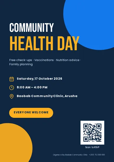Event flyer template