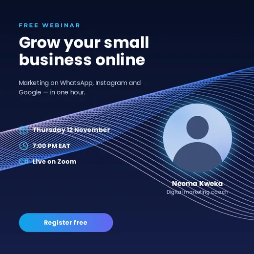 Free webinar template